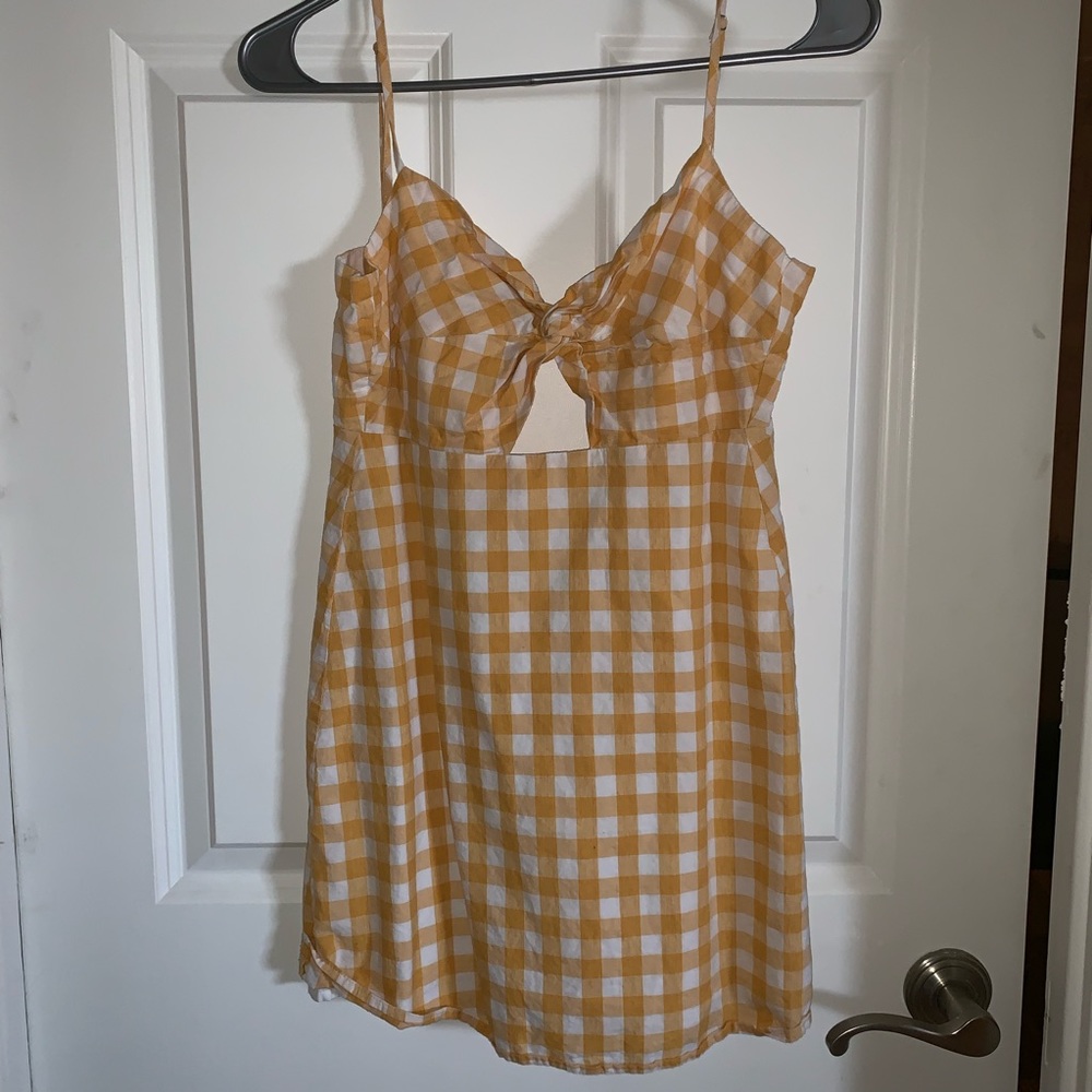 Tilly’s Plaid Yellow Dress